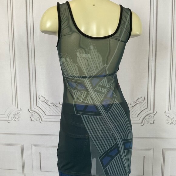 WeLoveFine x Marvel Avengers Age of Ultron Hawkeye Tunic Top Mesh Back Small - Picture 5 of 6
